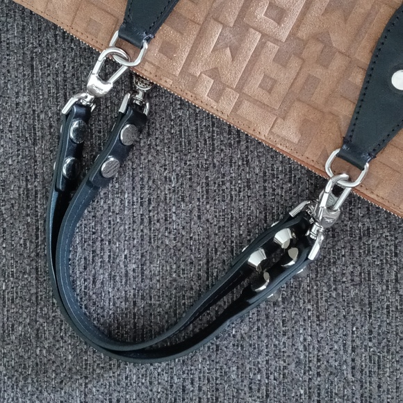 🖤RARE Longchamp🖤 - La Voyageuse Tan/Black Suede LGP Velours Vertical Tote - Picture 7 of 15